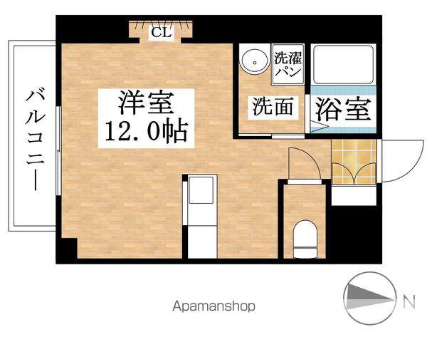 PRIMIYELL(ワンルーム/1階)の間取り写真