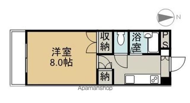 アーバンコート徳常(1DK/1階)の間取り写真