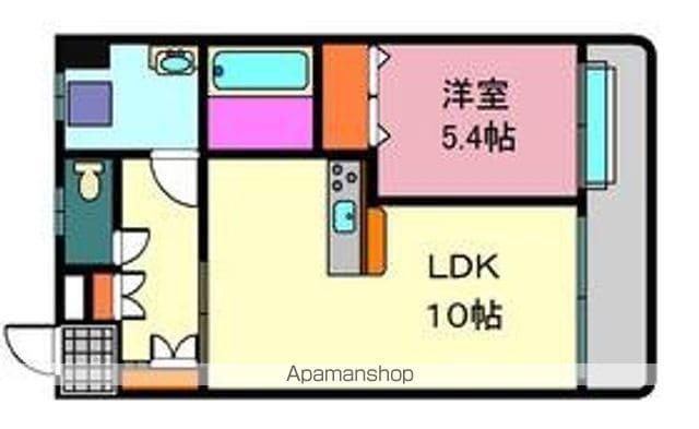 サンフォレスト吉野(1LDK/2階)の間取り写真