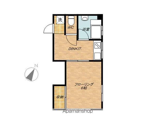 ニュールックハイツ(1K/3階)の間取り写真