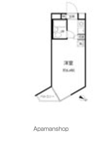 エスポワール中目黒(ワンルーム/2階)の間取り写真