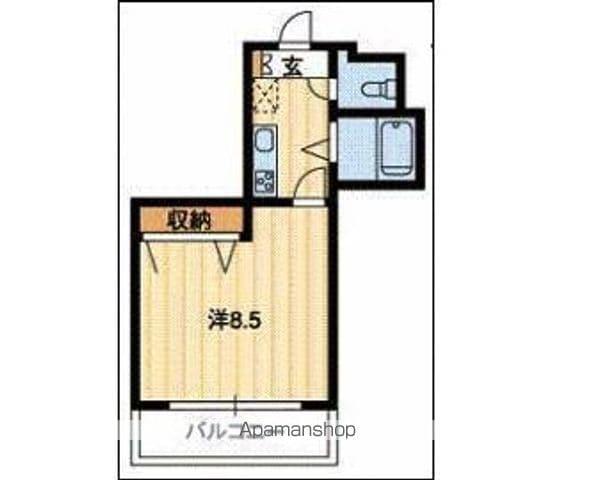 プティハイム本町(1K/5階)の間取り写真