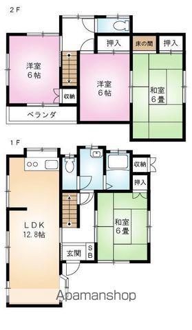 青梅線 羽村駅 徒歩11分 2階建 築50年(4LDK)の間取り写真