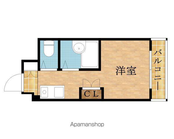 ラ・フォーレ桜宮2(ワンルーム/4階)の間取り写真