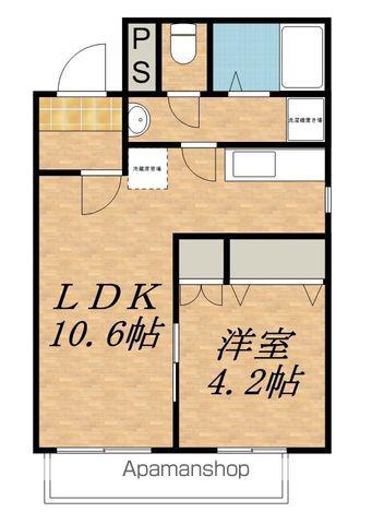 エスプラナード(1LDK/2階)の間取り写真