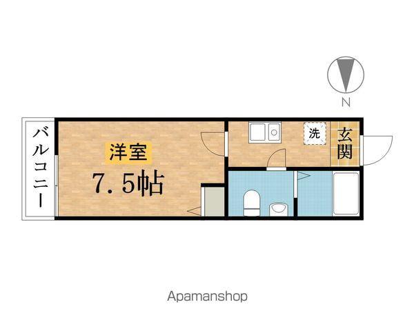 オリーブ日吉町(1K/3階)の間取り写真