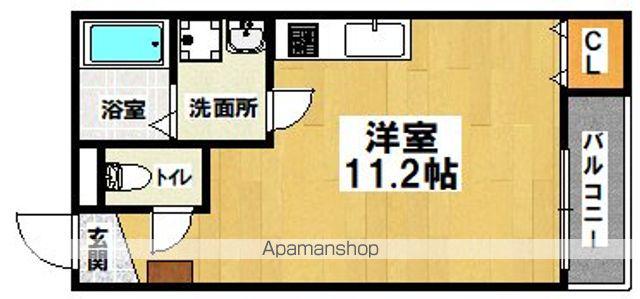 MARKVILLA宿院(ワンルーム/3階)の間取り写真