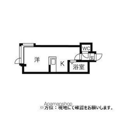 YTS40(1DK/3階)の間取り写真