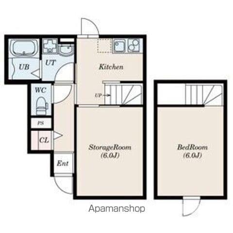 LE SERENITE(1K/1階)の間取り写真