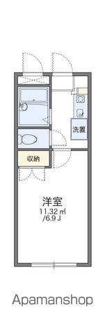 レオパレス飛龍(1K/2階)の間取り写真