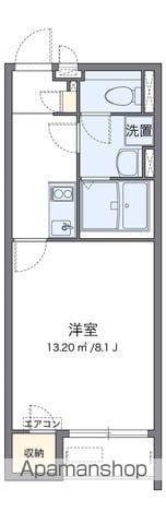 クレイノKAZU19(1K/1階)の間取り写真