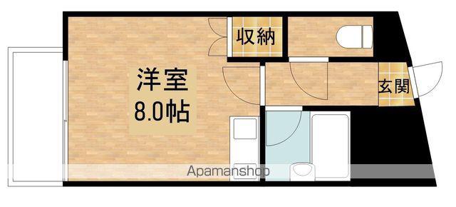 グランデール伊島(ワンルーム/5階)の間取り写真