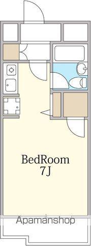 ウィン読売ランド(ワンルーム/3階)の間取り写真