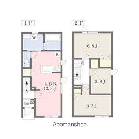 札幌市軌道線 西線１４条駅 徒歩7分 2階建 築7年(3LDK)の間取り写真