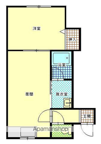 EXCELLENT HOUSE Ⅱ(1LDK/1階)の間取り写真