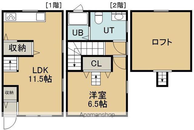 メルシーハウス(1LDK/1階)の間取り写真