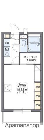 レオパレス蘇我加藤(1K/1階)の間取り写真