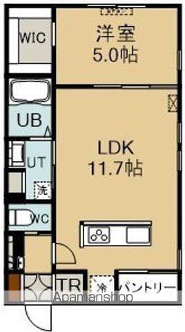 NORFINO FORTUNE(1LDK/2階)の間取り写真