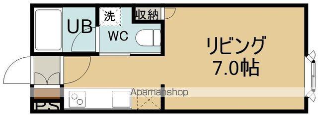 グレース21(1K/2階)の間取り写真