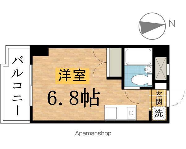 レスパス八王子(ワンルーム/2階)の間取り写真