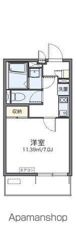 レオネクストアンビシャスVIG(1K/2階)の間取り写真