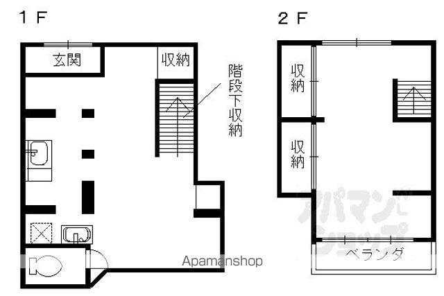 中京区西ノ京永本町5ー31(1LDK)の間取り写真