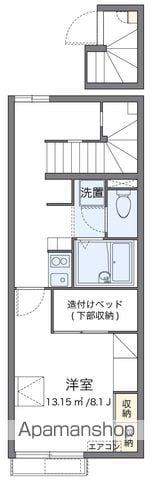 レオパレスメゾンリッツ(1K/2階)の間取り写真