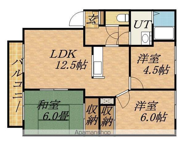 ENDEAVORⅡ(3LDK/2階)の間取り写真
