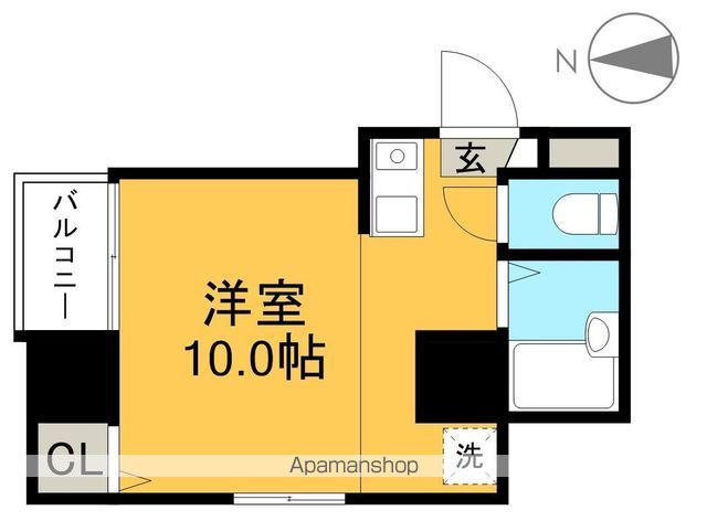 リヴィエラ二葉町(ワンルーム/3階)の間取り写真
