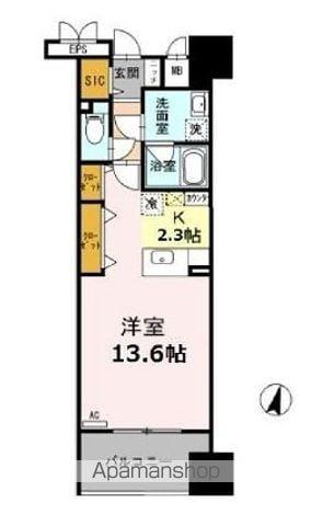 ロイヤルパークスシーサー南千住 5階階 間取り
