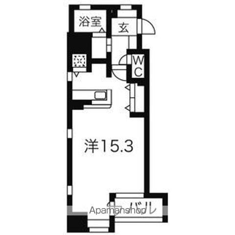 REPOSER名駅南(ワンルーム/5階)の間取り写真