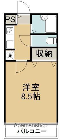 サンライト・12(1K/5階)の間取り写真