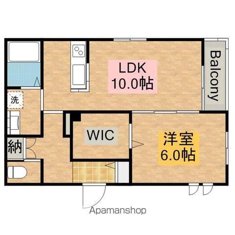 カーサグラシア(1LDK/3階)の間取り写真