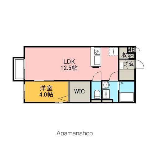 ロイヤルサントビー(1LDK/2階)の間取り写真