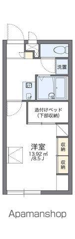 レオパレスふかしの(1K/1階)の間取り写真