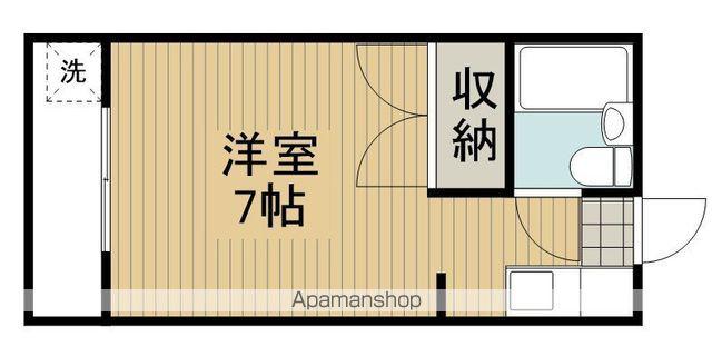 レ・ステュディオ(1K/2階)の間取り写真