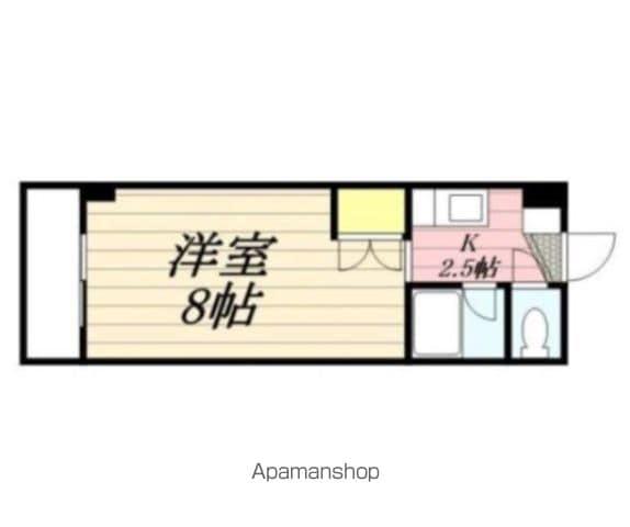 OAK VILLA HAKATA イーストⅡ(1K/3階)の間取り写真