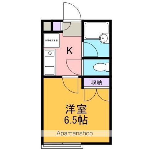 メゾンプレステージB棟(1K/1階)の間取り写真