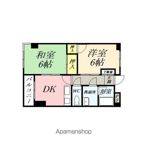 メゾンドボヌアー 3階階 間取り