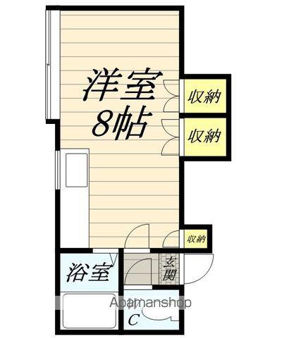 アーバンコート東札幌ⅢA(ワンルーム/3階)の間取り写真
