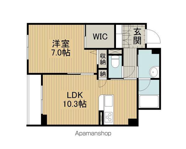 シャーメゾン春ノ宮(1LDK/3階)の間取り写真