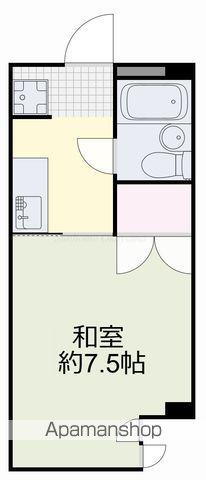 富田町共同ビル(1K/5階)の間取り写真