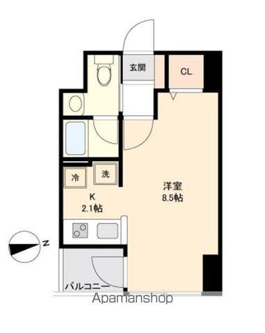 KDXレジデンス仙台駅東(ワンルーム/5階)の間取り写真