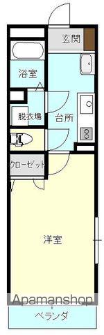 メゾン・ド・コウ(1K/2階)の間取り写真