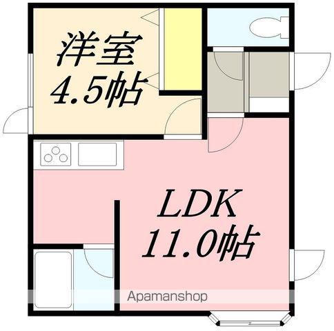 ハイツパコ(1LDK/1階)の間取り写真