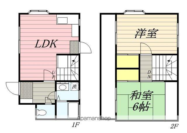 カーサウチダ(2LDK/1階)の間取り写真