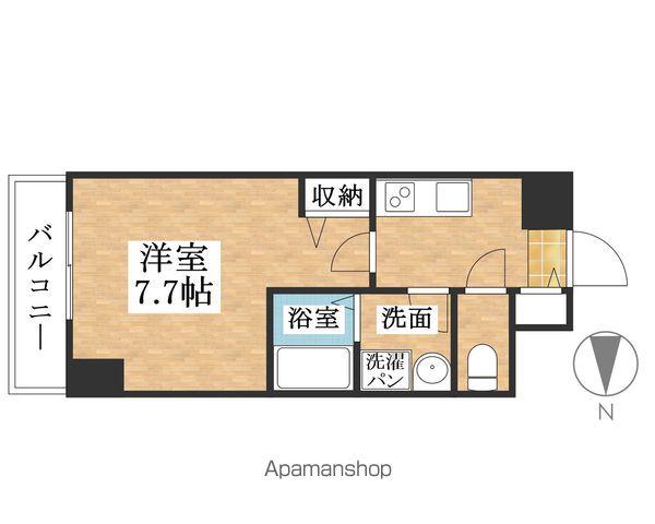 THE RESIDENCE OF NAGOYA T03(1K/9階)の間取り写真