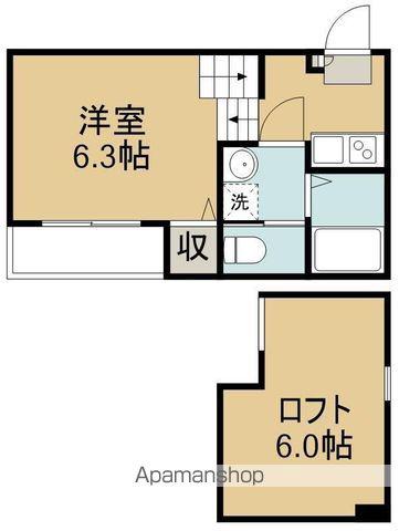エクセルシア1番館(1K/2階)の間取り写真