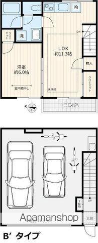 ＧＡＲＡＧＥー２１６９(1LDK)の間取り写真