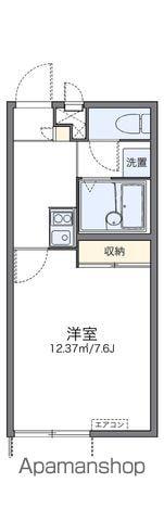レオパレスマルミズ(1K/1階)の間取り写真